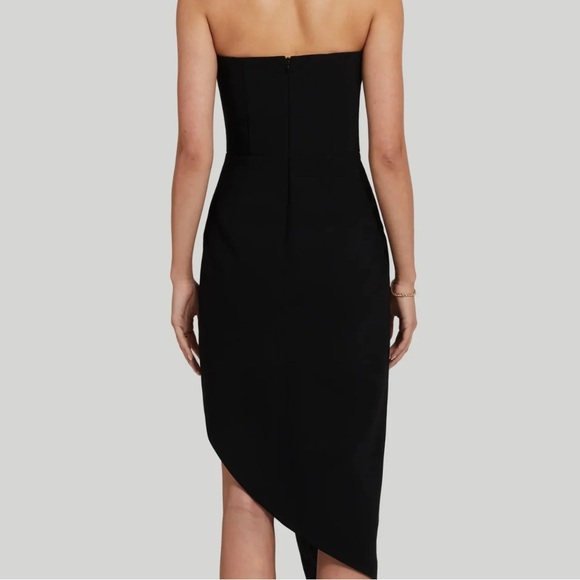 Amanda Uprichard Soirée Dress in Black and Ivory - Picture 3 of 6